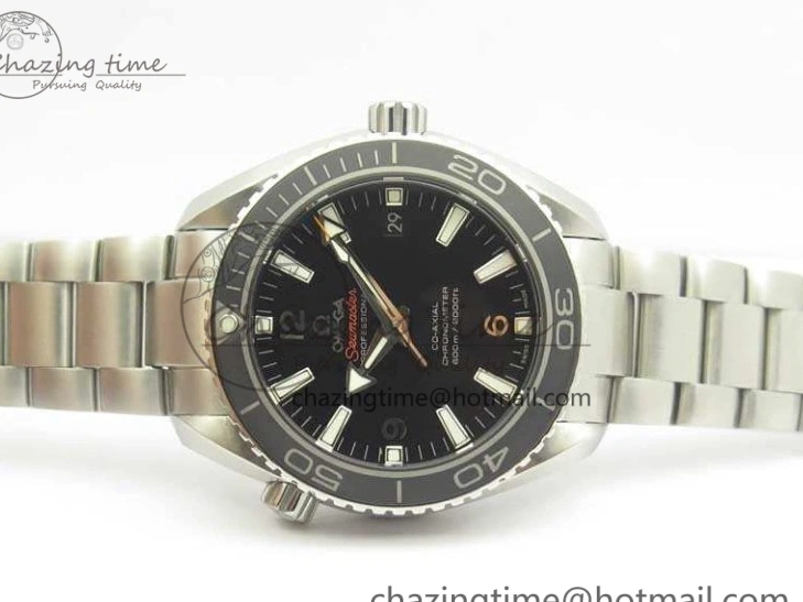 0801 Durable Planet Ocean Professional Ceramic Bezel 42mm 1:1 MK Best Edition Silver Markers On SS Bracelet A 8085
